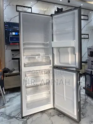 Energy Efficient Zara-40bfwd Bottom Mount Freezer Fridge(Gray) 