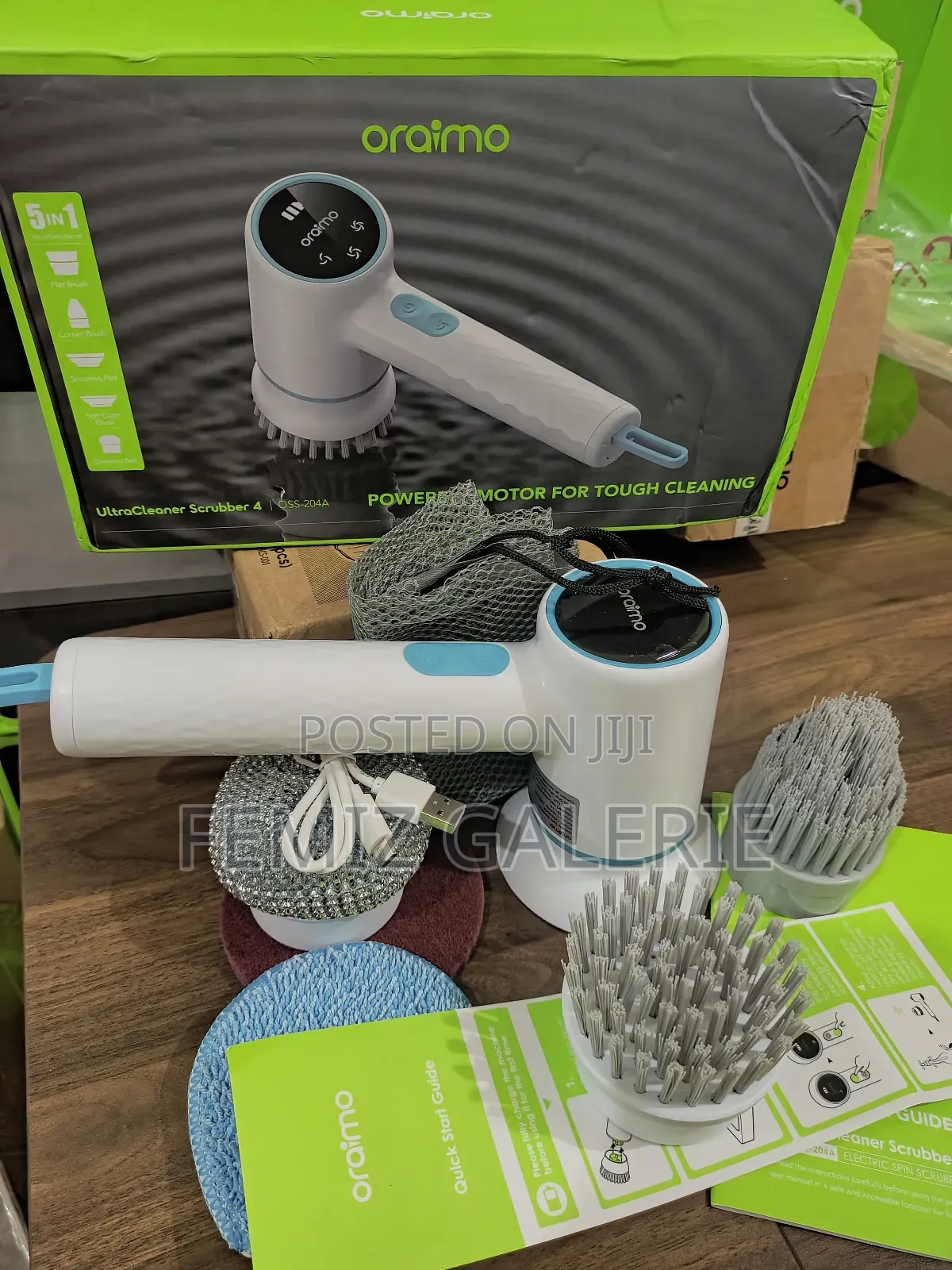 Oraimo Ultra Cleaner Scrubber Cordless Electric Spin Brush