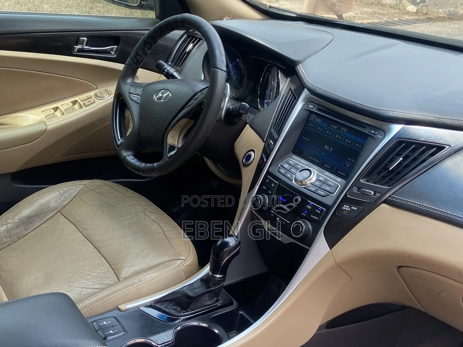Hyundai Sonata Limited 2.0T Sedan (2.0L 4cyl 6A) 2013 Black
