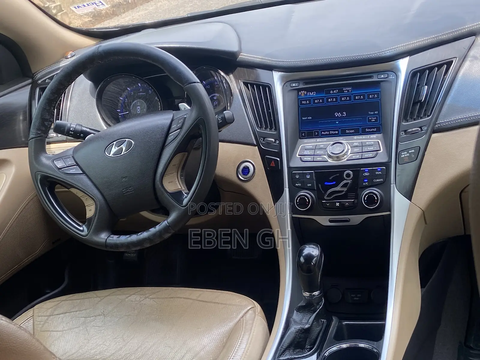 Hyundai Sonata Limited 2.0T Sedan (2.0L 4cyl 6A) 2013 Black