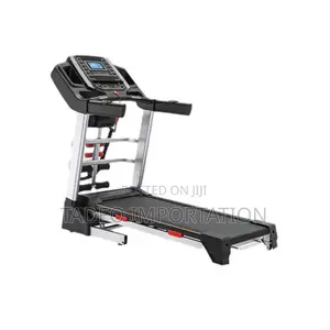 120kg Automatic Incline Treadmill With Massager Belt Dumb Bells
