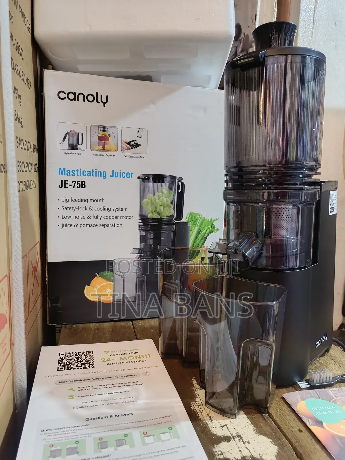 German Plus Cannoli Slow Juicer