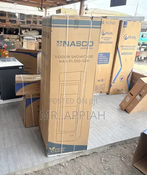 Sleek Nasco Nas-Fl350-1dr Single Door Display Refrigerator.