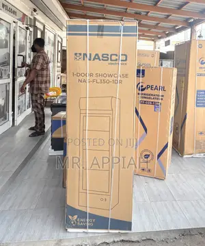 Sleek Design Nasco Single Door Display Refrigerator(Nas-Fl350-1dr).