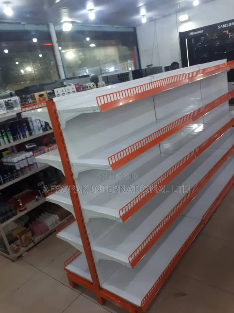 Double-Sided Heavy Duty Supermarket Shevles