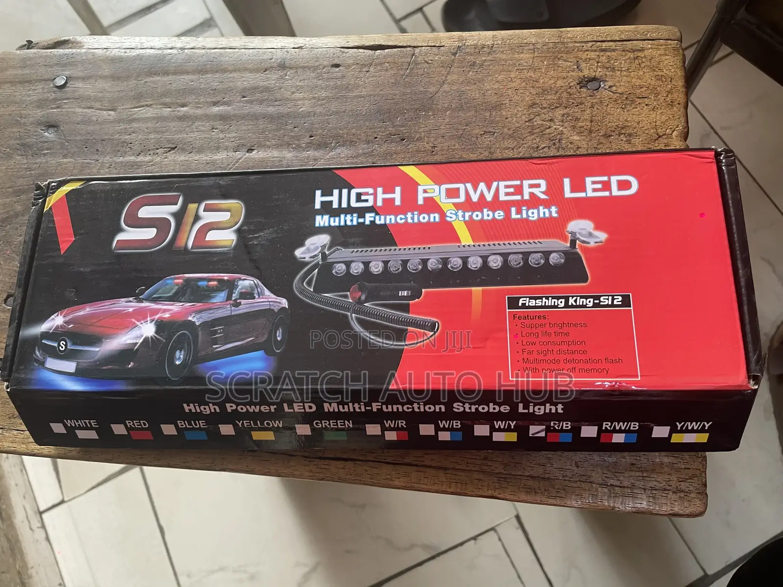 Dashboard Light Red/ Blue Long Available