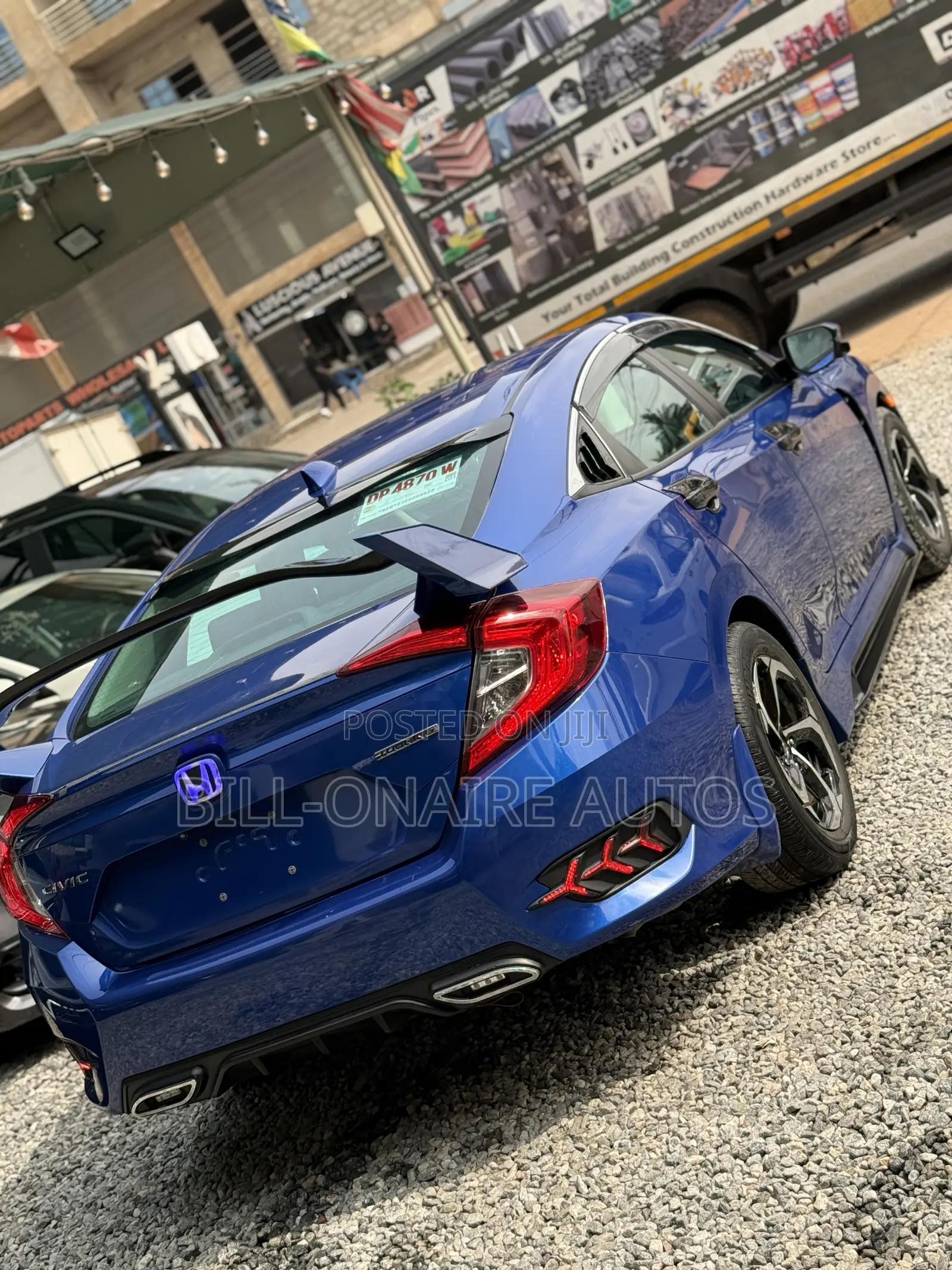Honda Civic Touring Sedan 2018 Blue
