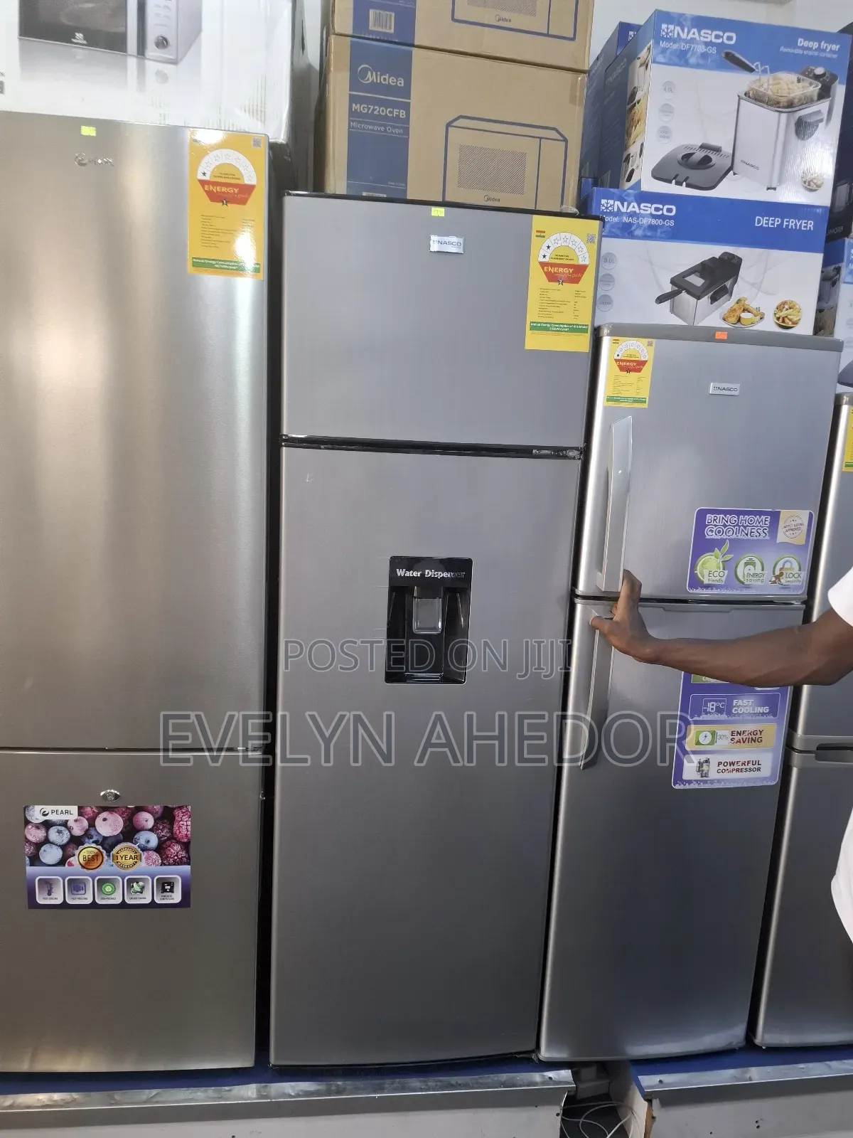 Nasco Top Freezer 280litres Double Door Fridge for Sale at Cool Price