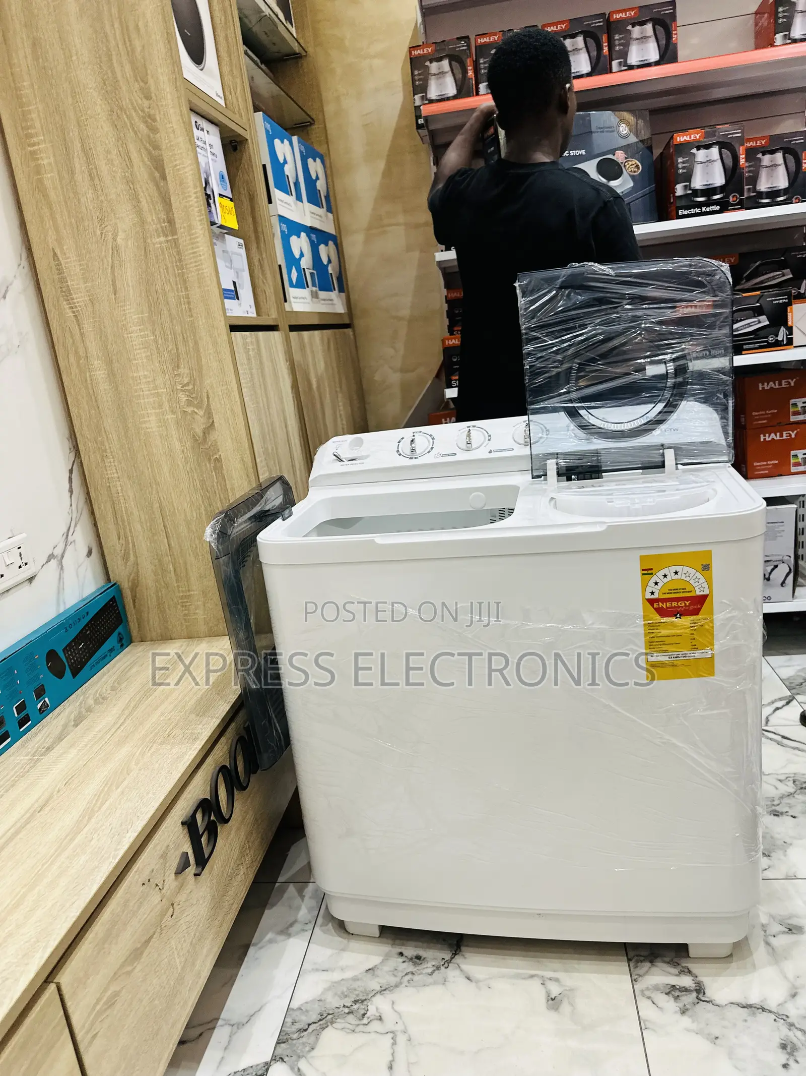 Quality Sleek Wash and Spin Dry Nasco 15kg Topload Twintub