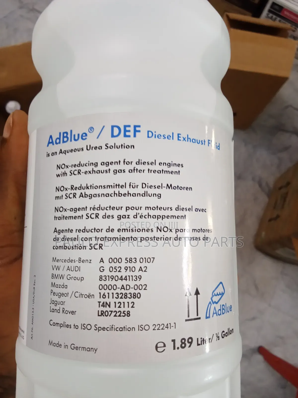 Adblue/Def Diesel Exhaust Fluid