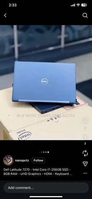Laptop Dell Latitude 7280 8GB Intel Core i5 SSD 256GB