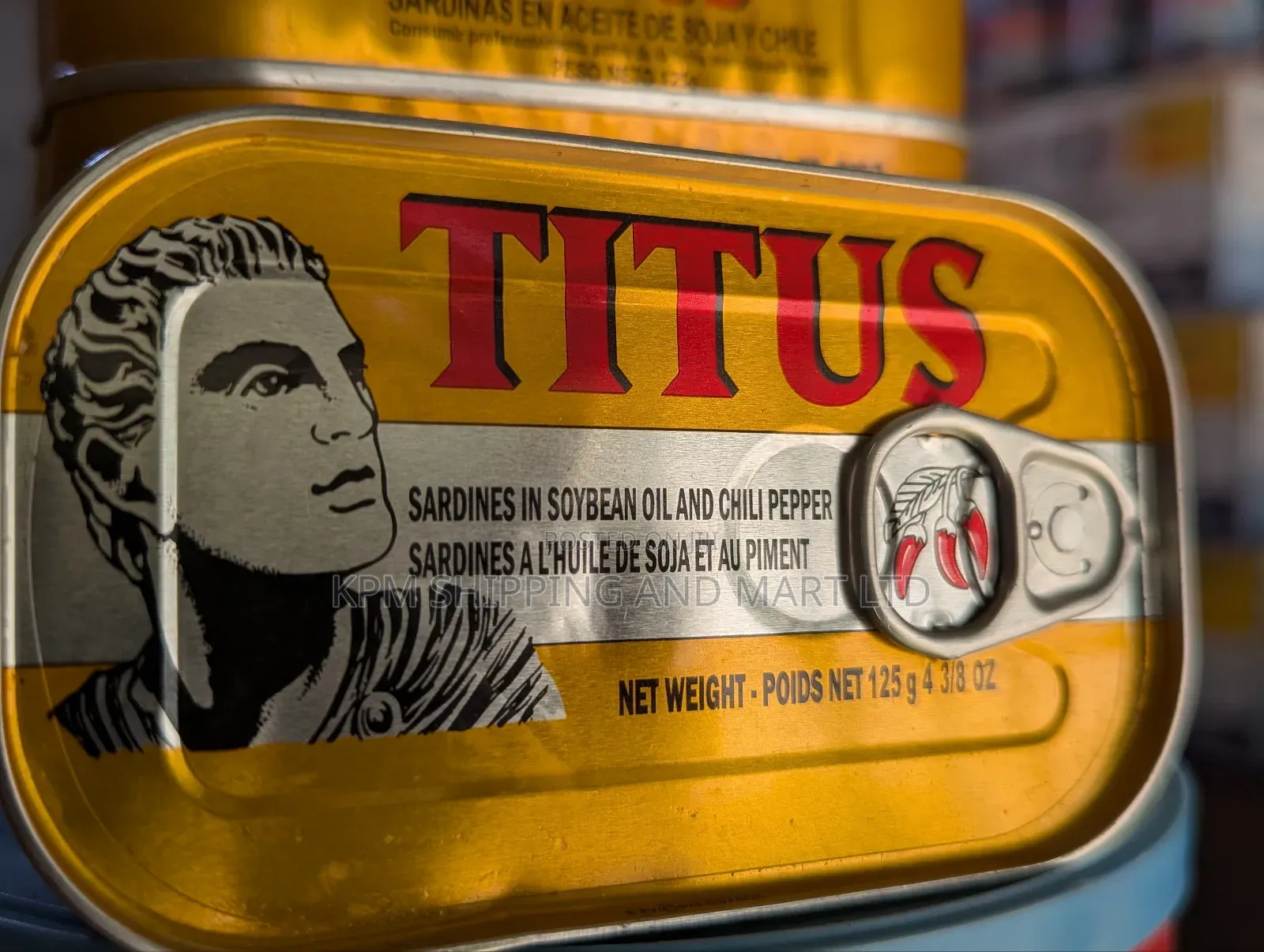 Titus Sardine in Soybean Oil and Chili Pepper (Usa 125g(