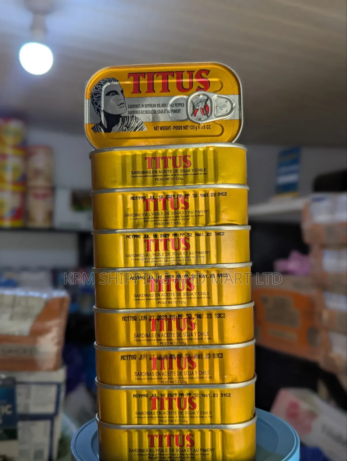 Titus Sardine in Soybean Oil and Chili Pepper (Usa 125g(