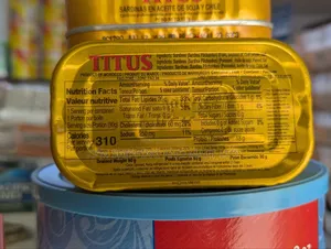 Titus Sardine in Soybean Oil and Chili Pepper (Usa 125g(