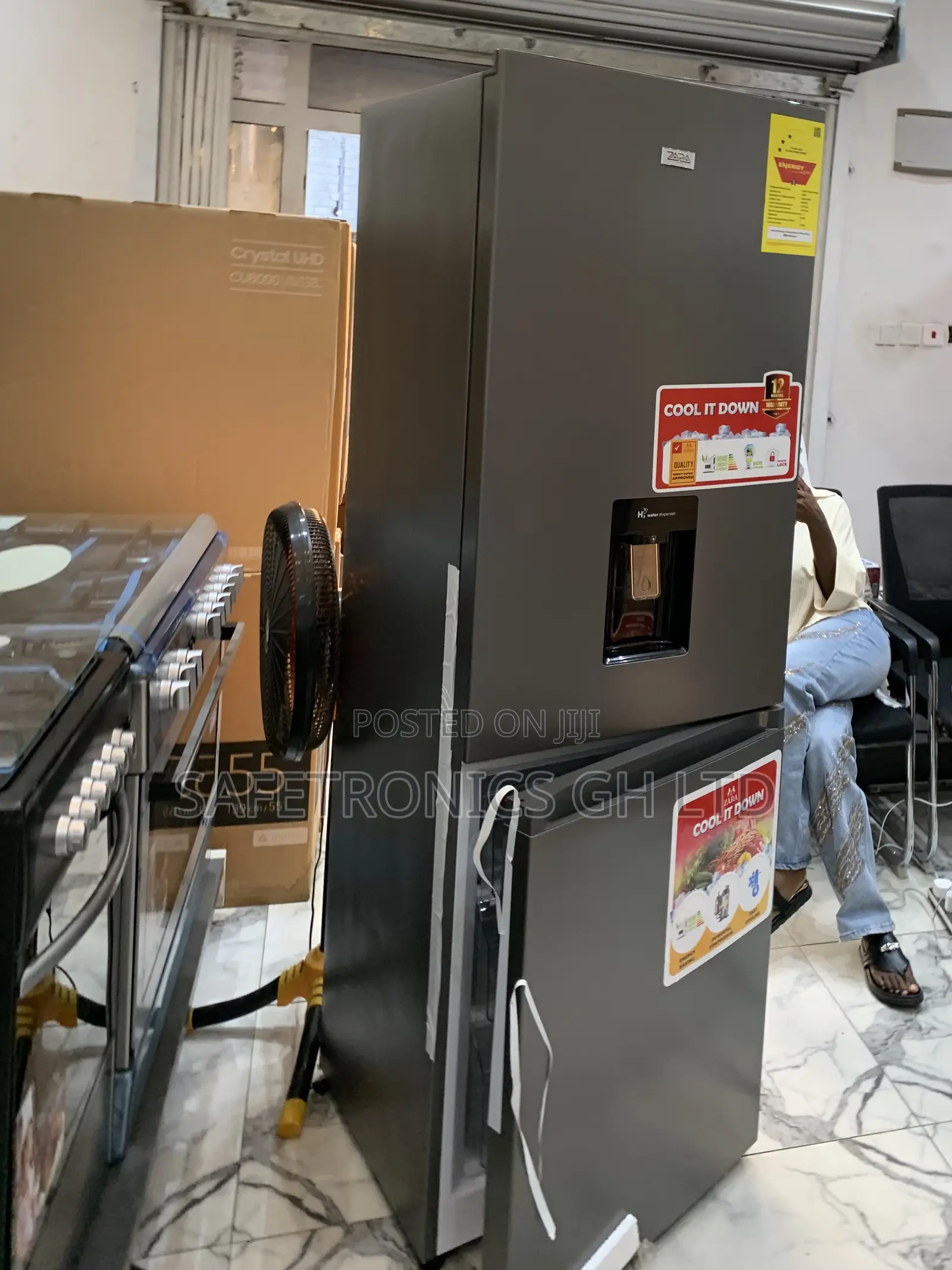 Order Best Dispenser Bottom Mount 300l Grey 2 Doors Electric Fridge