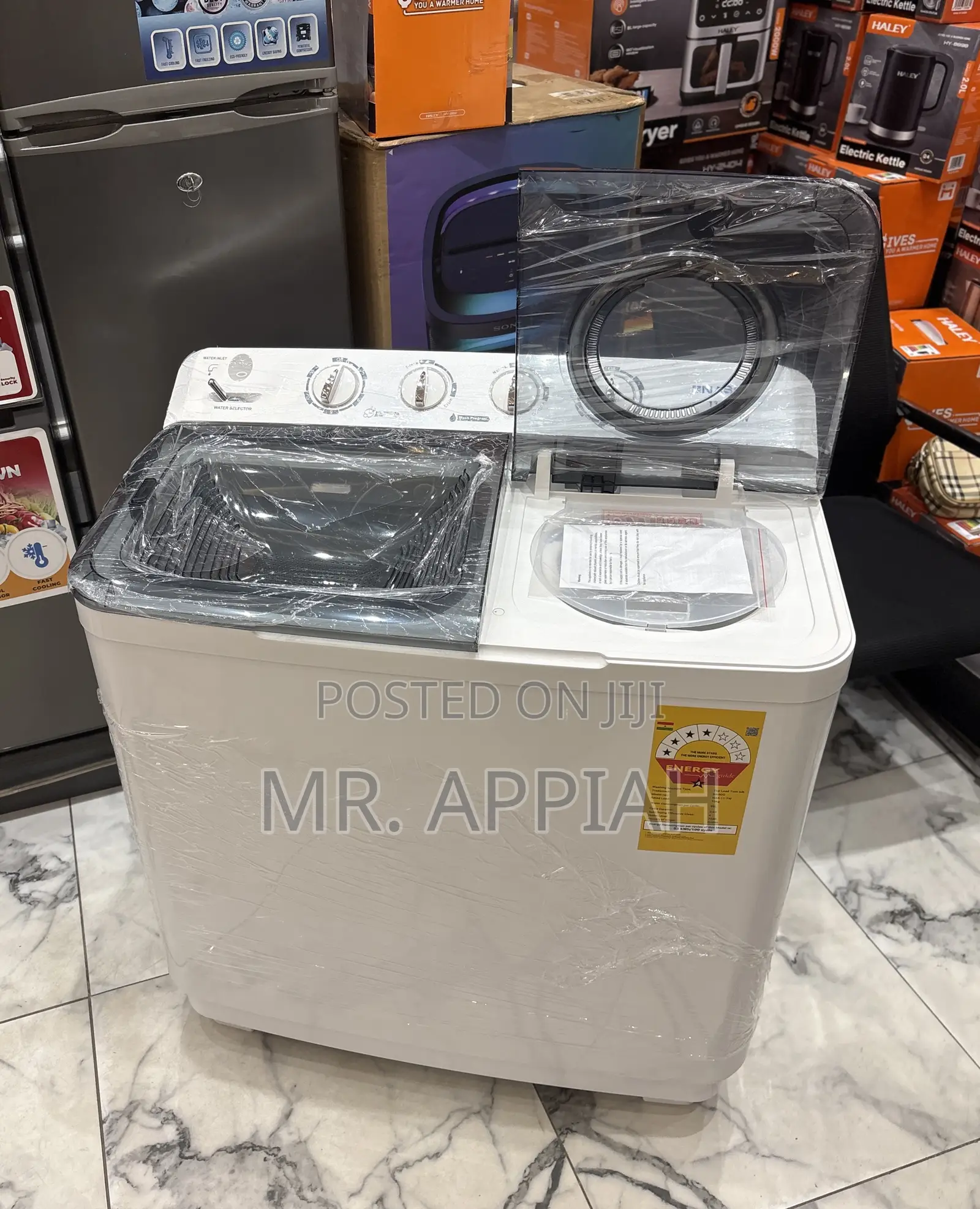 Get Lovely Nasco 11kg Semi-Automatic Electric Washing Machine 
