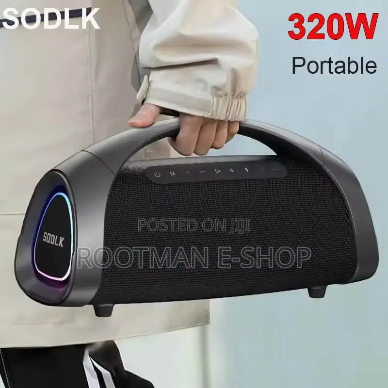Sodlk S1617 Premium Bluetooth Speaker With Subwoofer, 320w Waterproof