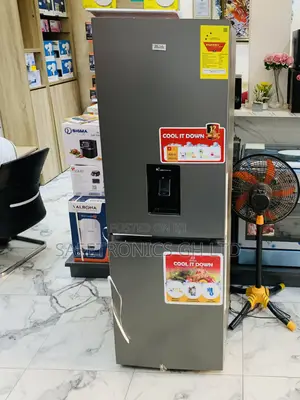 Newly Virtual Zara-40bfwd 2 Doors Bottom Mount 300l Grey Fridge