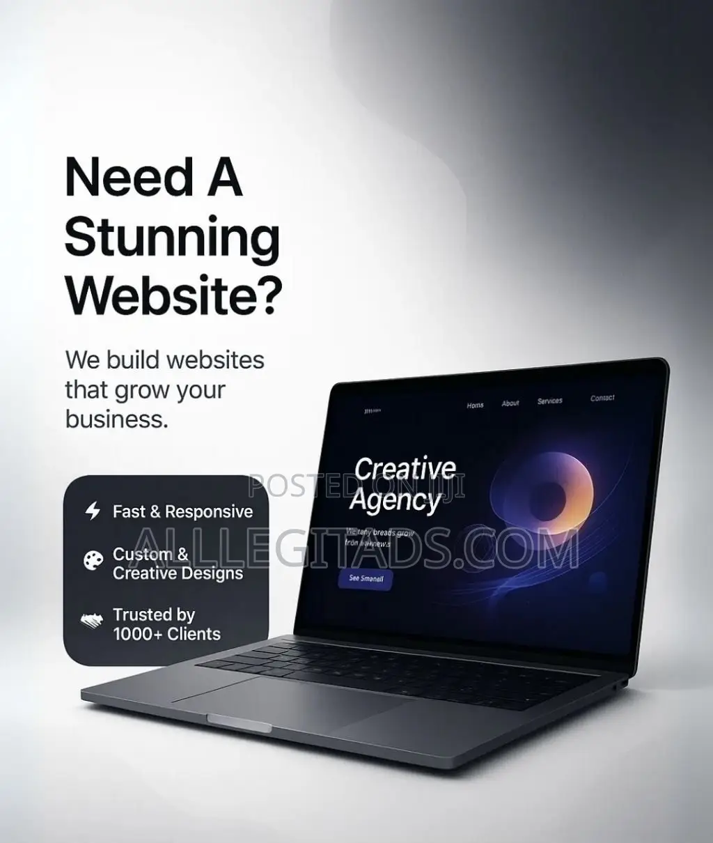 I Build Stunning Websites for Businesses