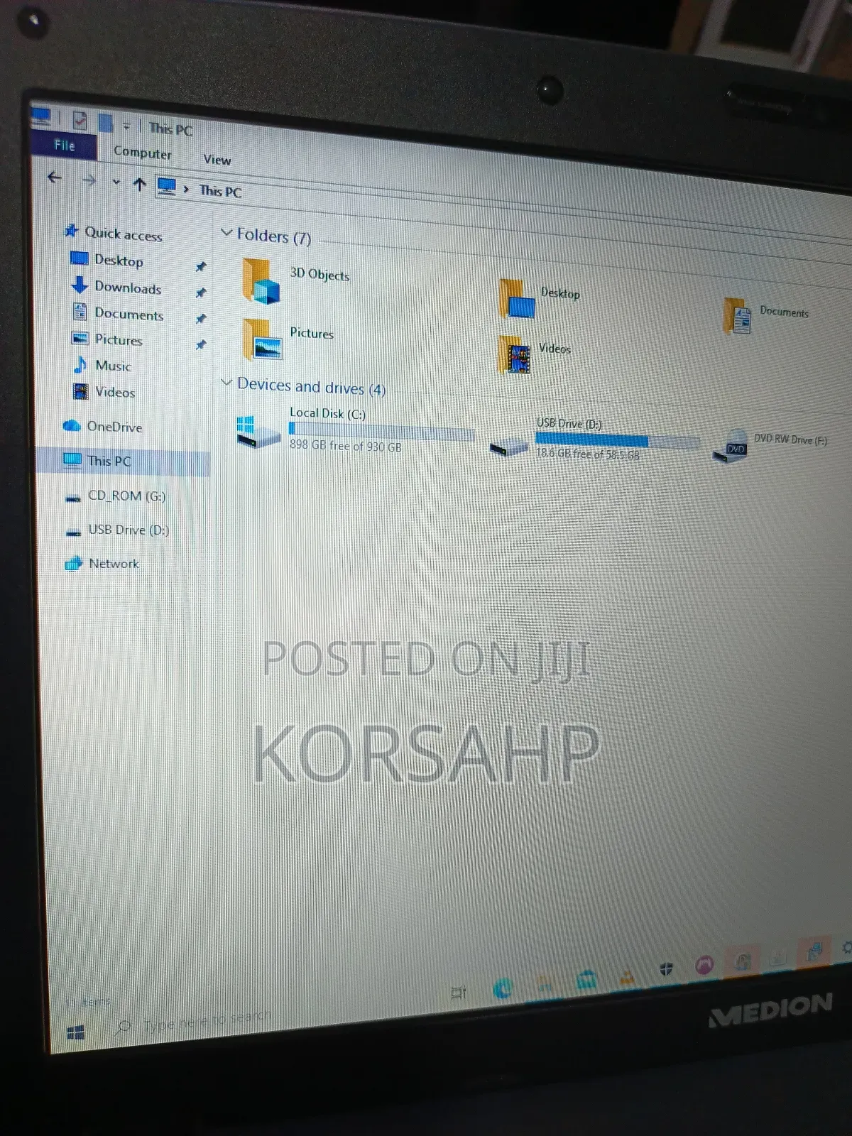 Laptop Medion 8GB Intel Core I3 HDD 1T