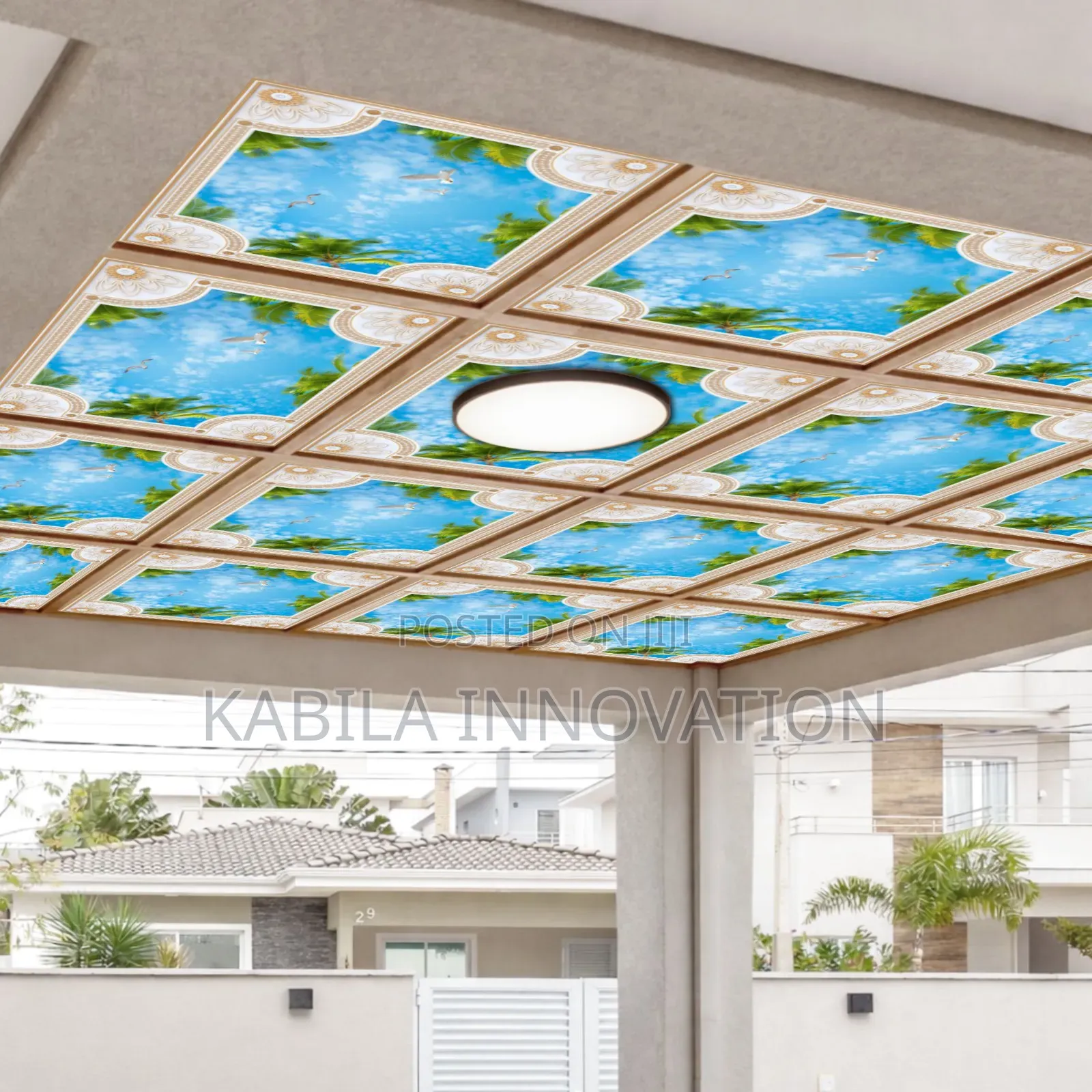 Plywood Ceiling Installation