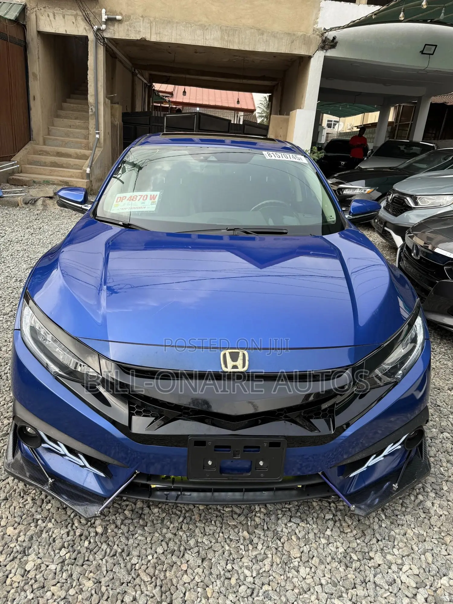Honda Civic Touring Sedan 2018 Blue