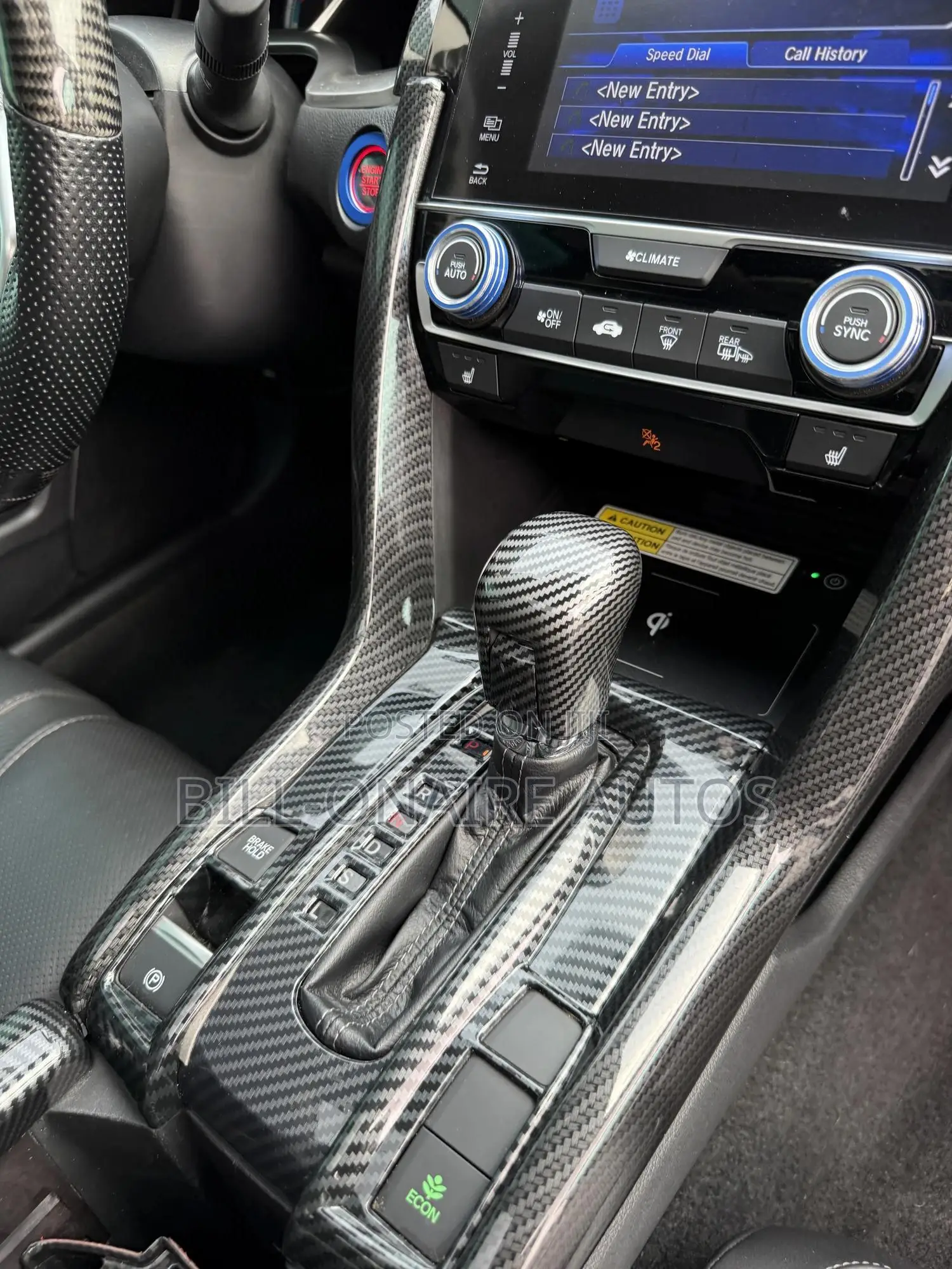 Honda Civic Touring Sedan 2018 Blue