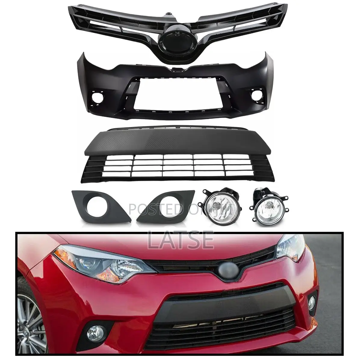 Front Bumper For 2014 Toyota Corolla