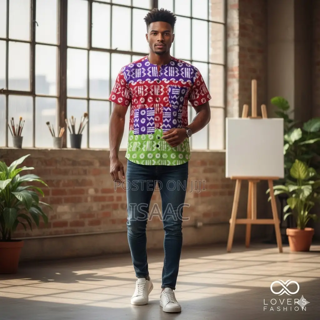Ankara Bakit Shorts and Shirts