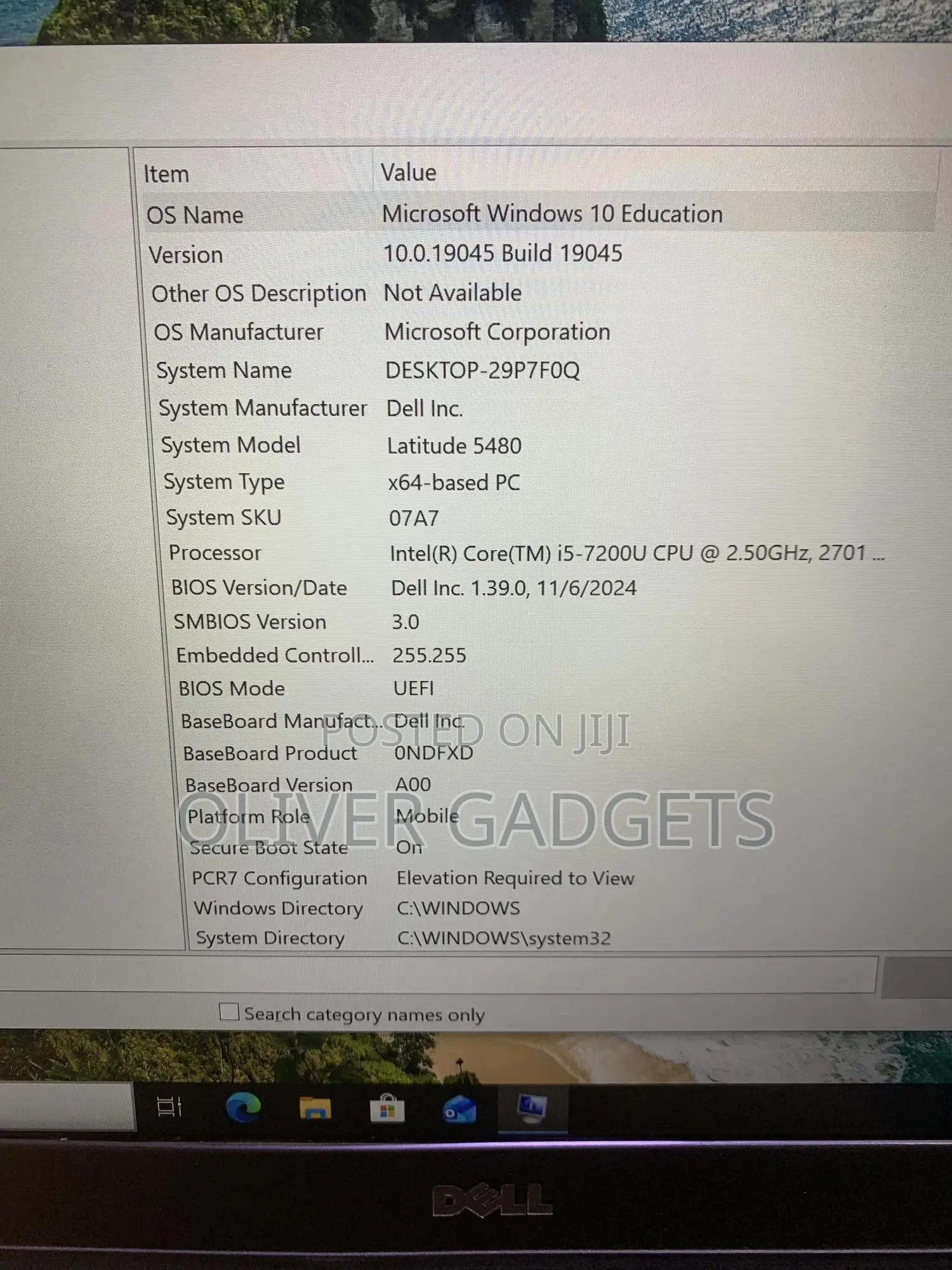 Laptop Dell Latitude 5480 8GB Intel Core i5 SSD 256GB