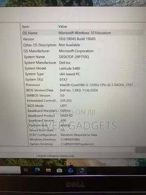 Laptop Dell Latitude 5480 8GB Intel Core i5 SSD 256GB