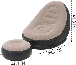 High Quality v-Cap Inflatable Sofa With Pump