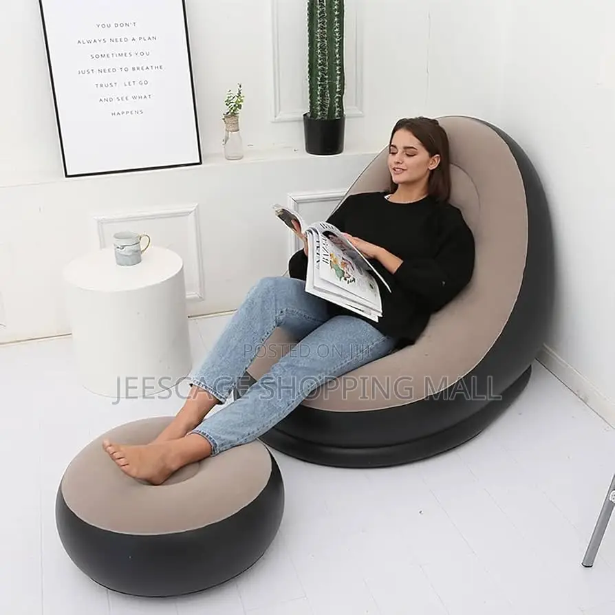 High Quality v-Cap Inflatable Sofa With Pump