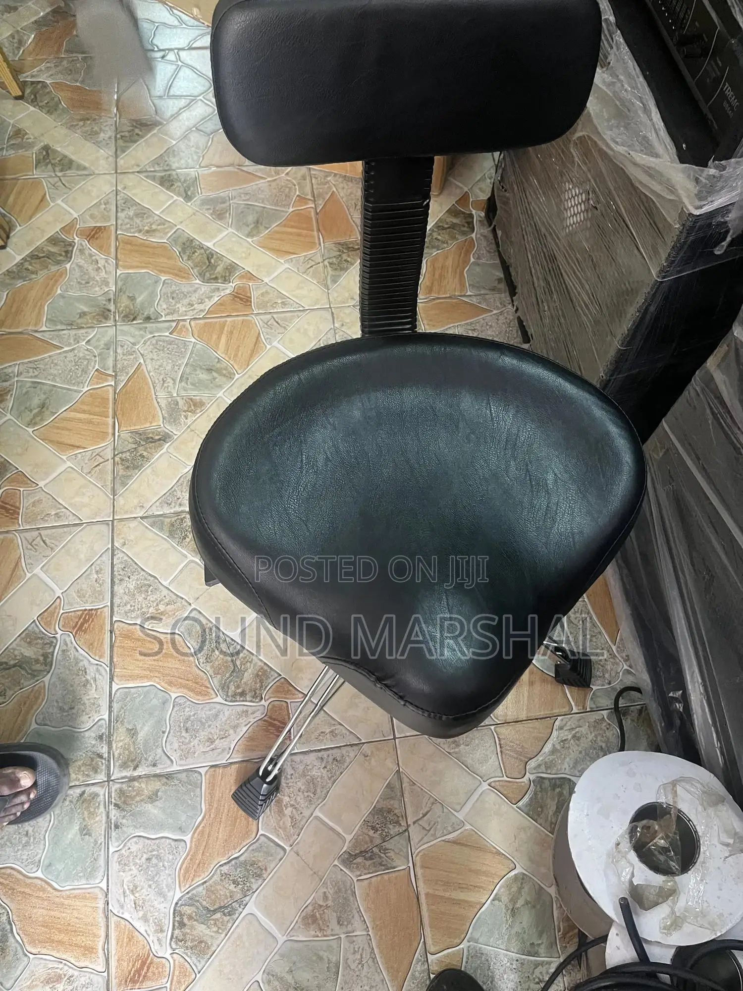 Adjustable Drum Seat With Back Rest