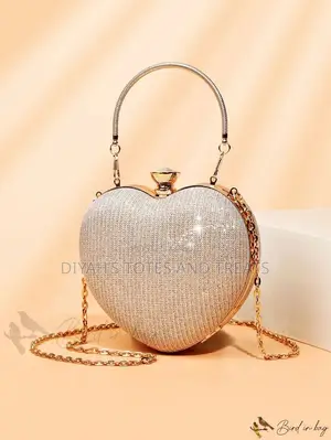 Heart Shaped Clutch Handbag