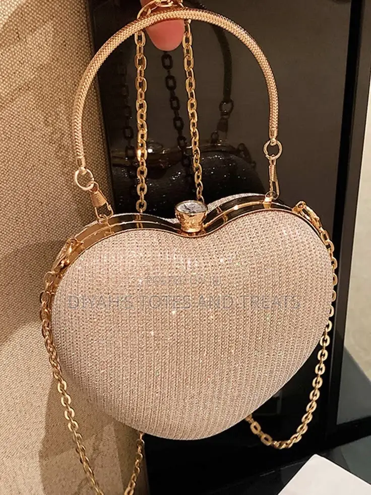 Heart Shaped Clutch Handbag
