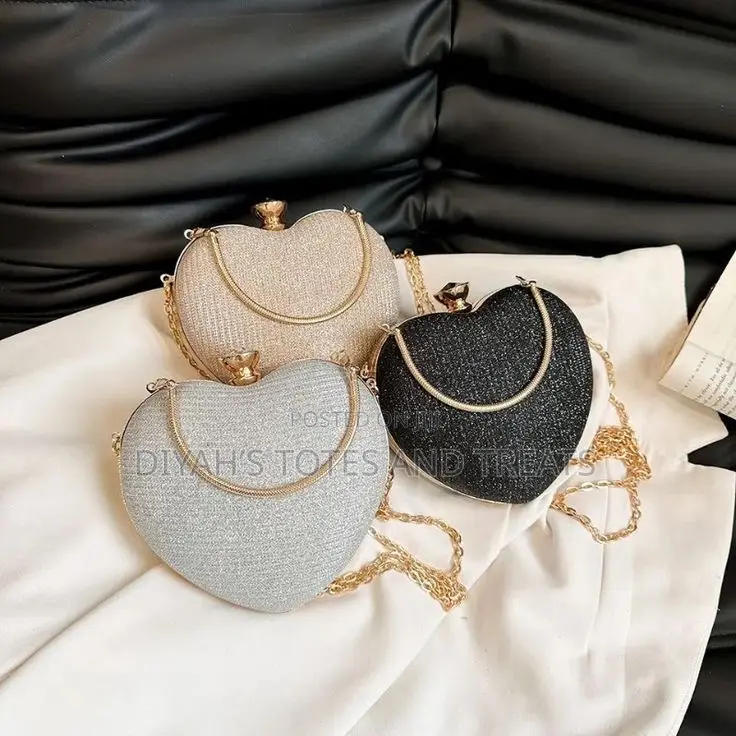Heart Shaped Clutch Handbag