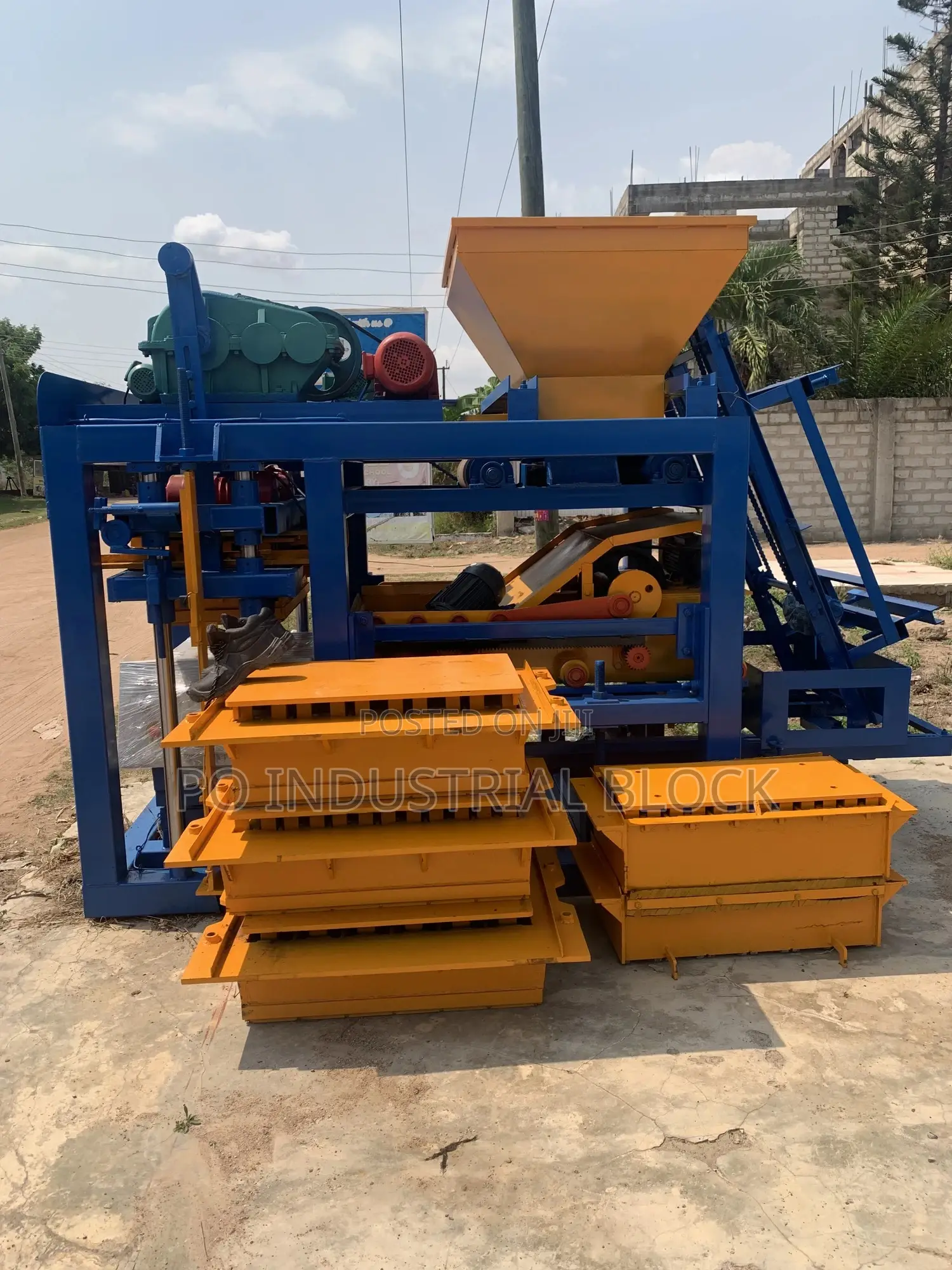 Industrial Fully Automatic Block Machine- High Output, Maximum Profit