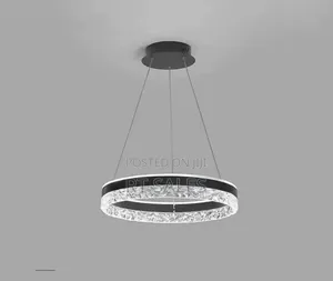 Bkack Round Luxurious Chandelier Light