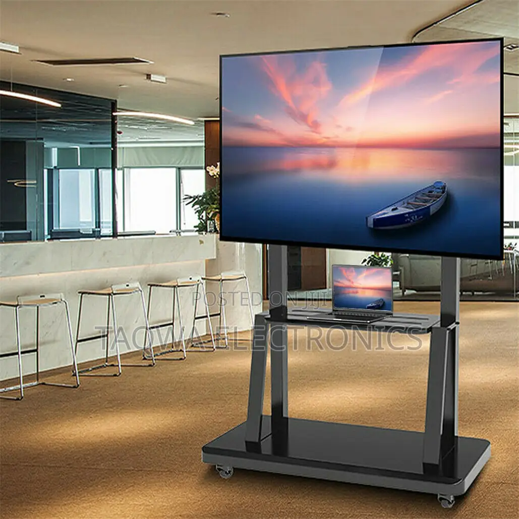 Solid Universal Mobile Tv Trolley 32-75 Inch