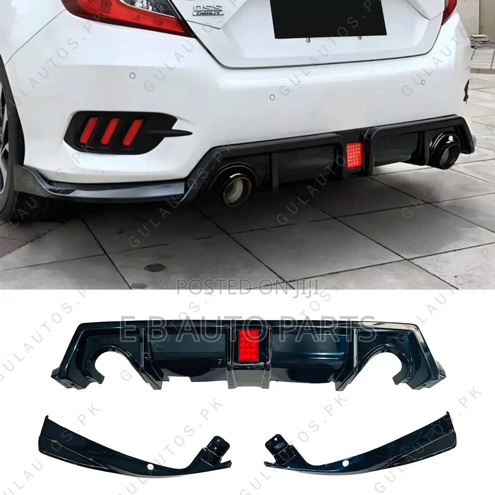 Civic 2016-2021 Back Bumper Spoiler