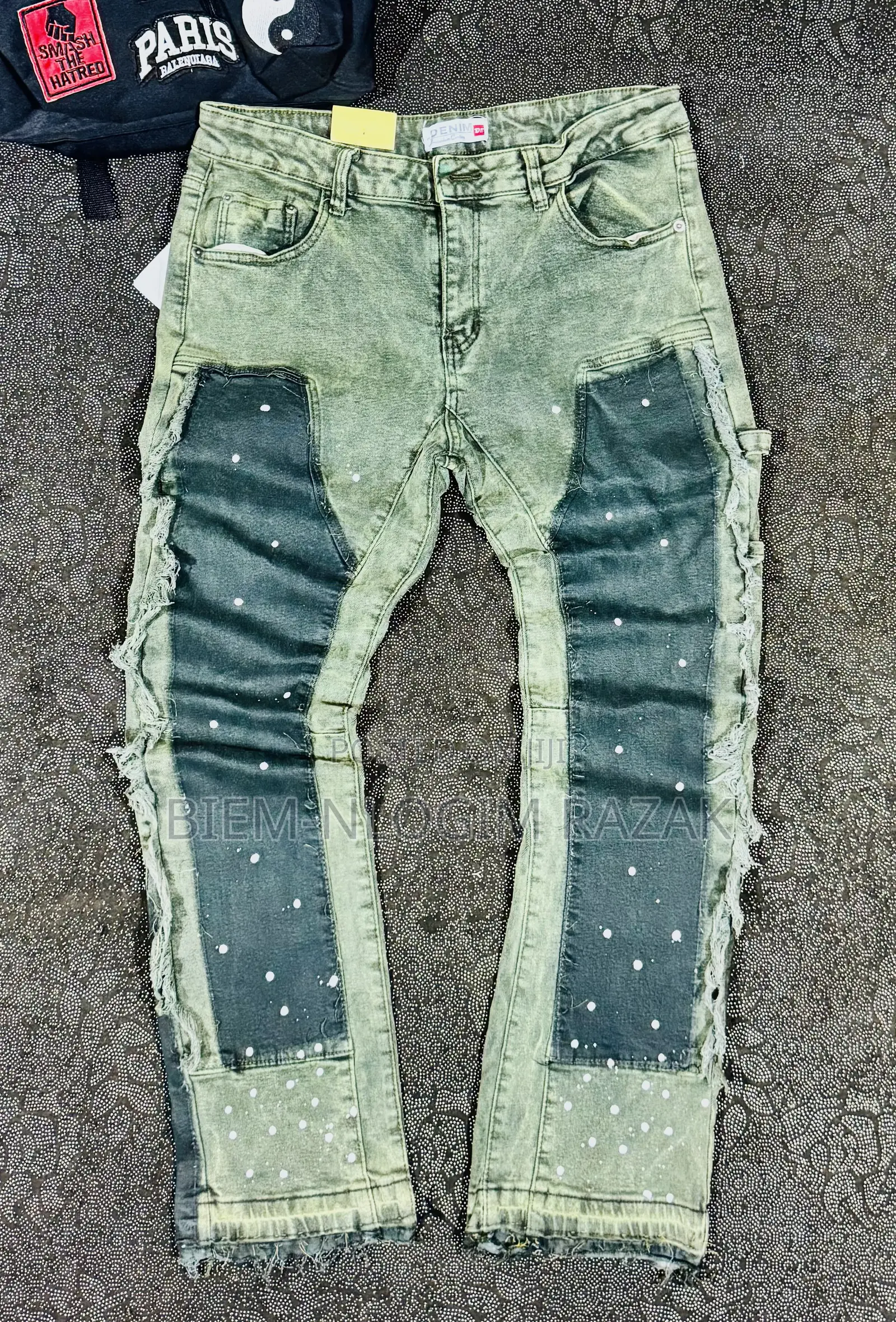 Topmost Quality Amiri N Balenciaga Baggy Jeans Available in Stock