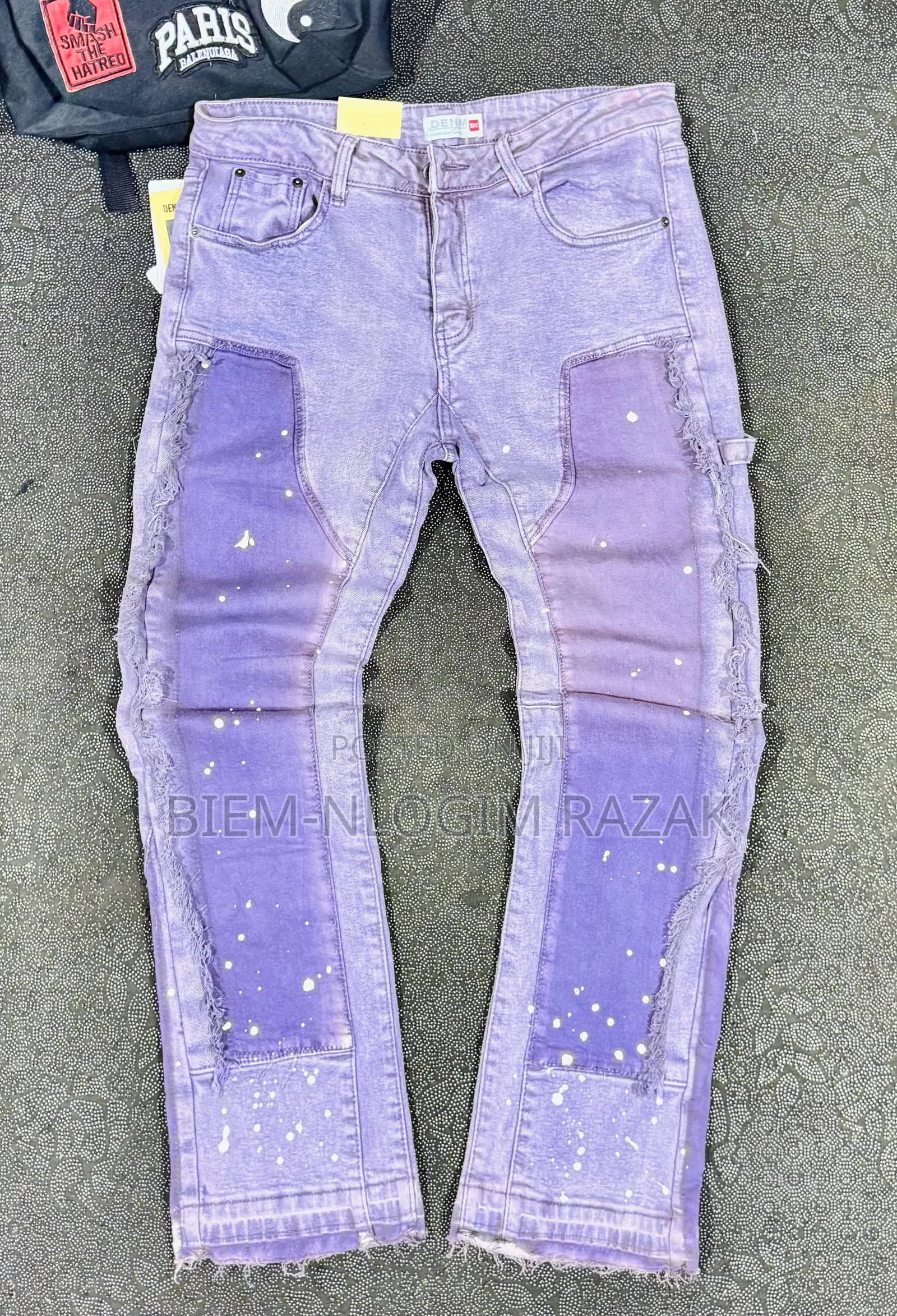 Topmost Quality Amiri N Balenciaga Baggy Jeans Available in Stock