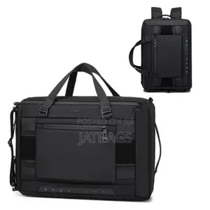 3-in-1- Black Hand Shoulder Laptop Backpack (Free Delivery)