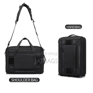 3-in-1- Black Hand Shoulder Laptop Backpack (Free Delivery)