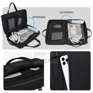 3-in-1- Black Hand Shoulder Laptop Backpack (Free Delivery)