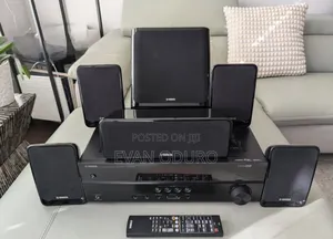 Powerful Yamaha Avr Home Theater 5.1 Bluetooth,Usb,Radio,Dvd,Optica