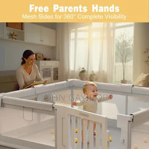180*200cm Quality Baby Playpen With Plastic Door +Balls+Pull Ring+Bag