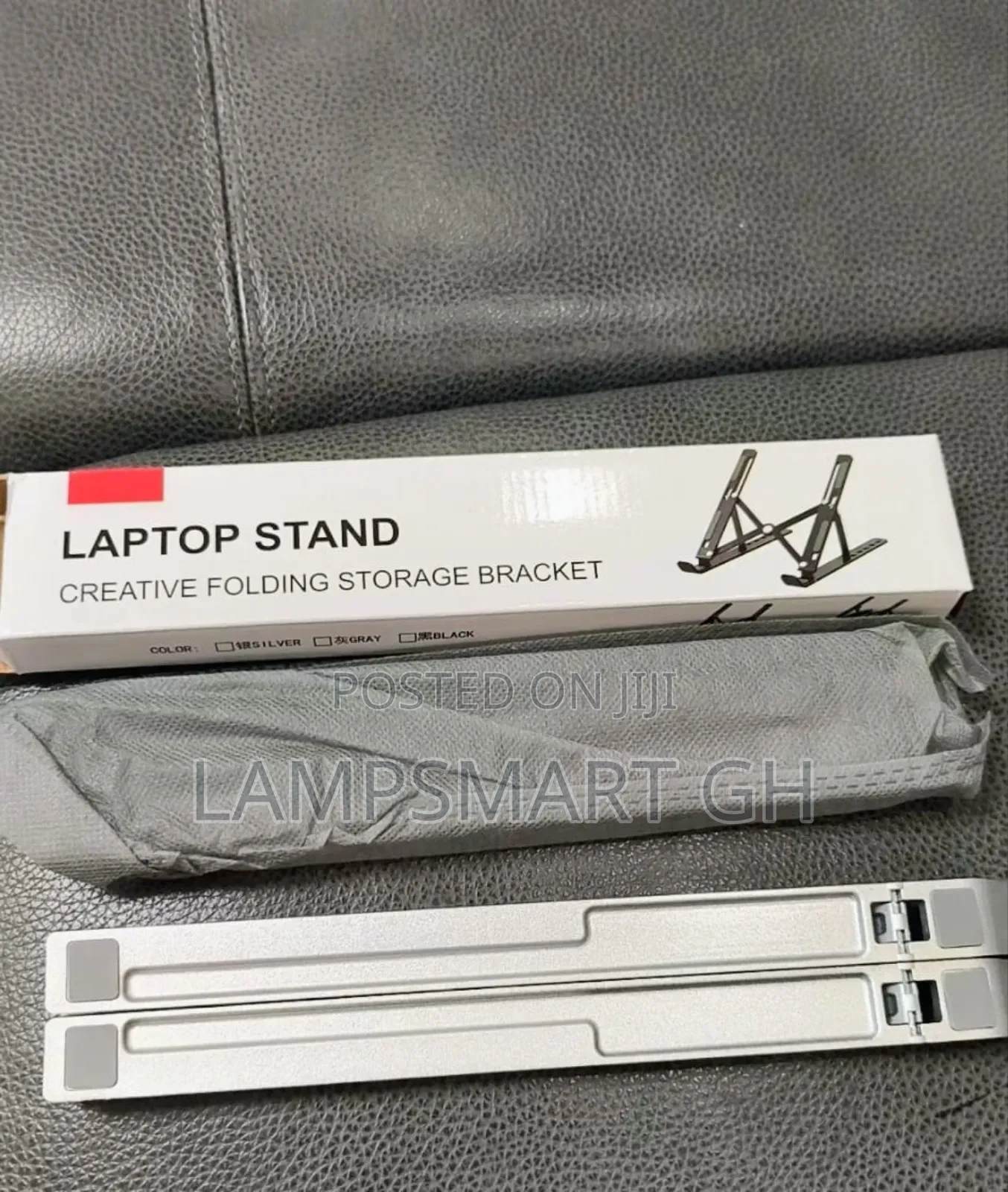 Laptop Stand, Silver-Gray