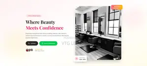 Ready-Made Beauty Salon Website - Affordable and Mobile Friendly